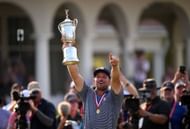 Bryson DeChambeau after winning the 2024 U.S. Open (via Getty)